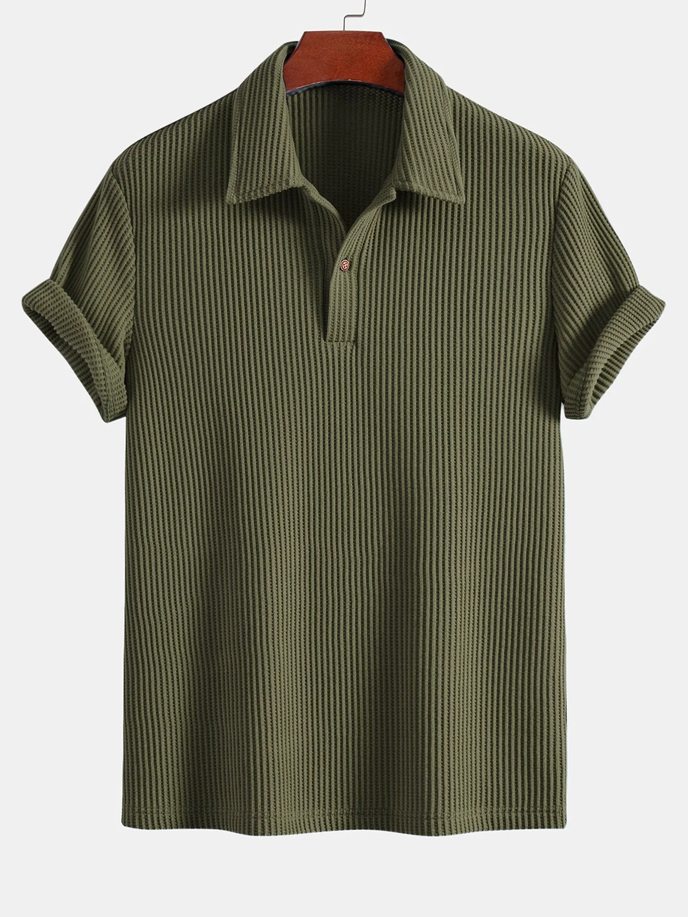 Sean | 3 Pieces Short Sleeved Waffle Polo - Image 11