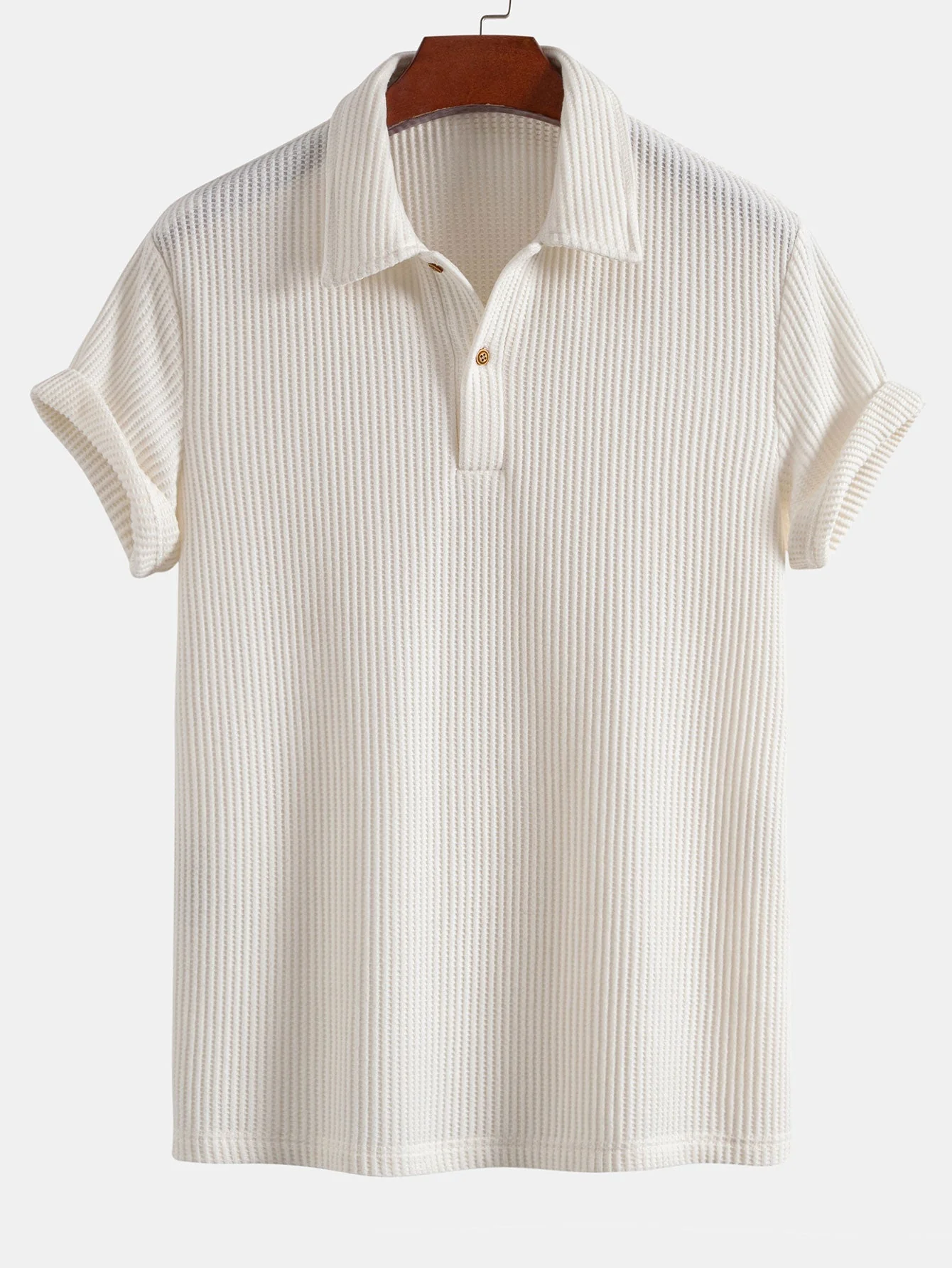 Sean | 3 Pieces Short Sleeved Waffle Polo - Image 13