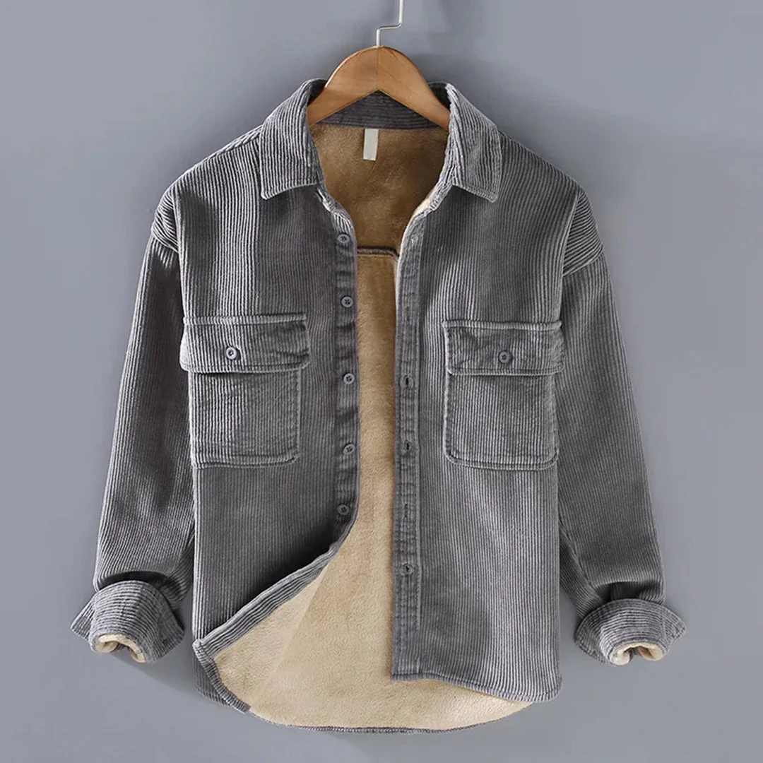 Séan | Warm men's corduroy jacket for winter - Image 2