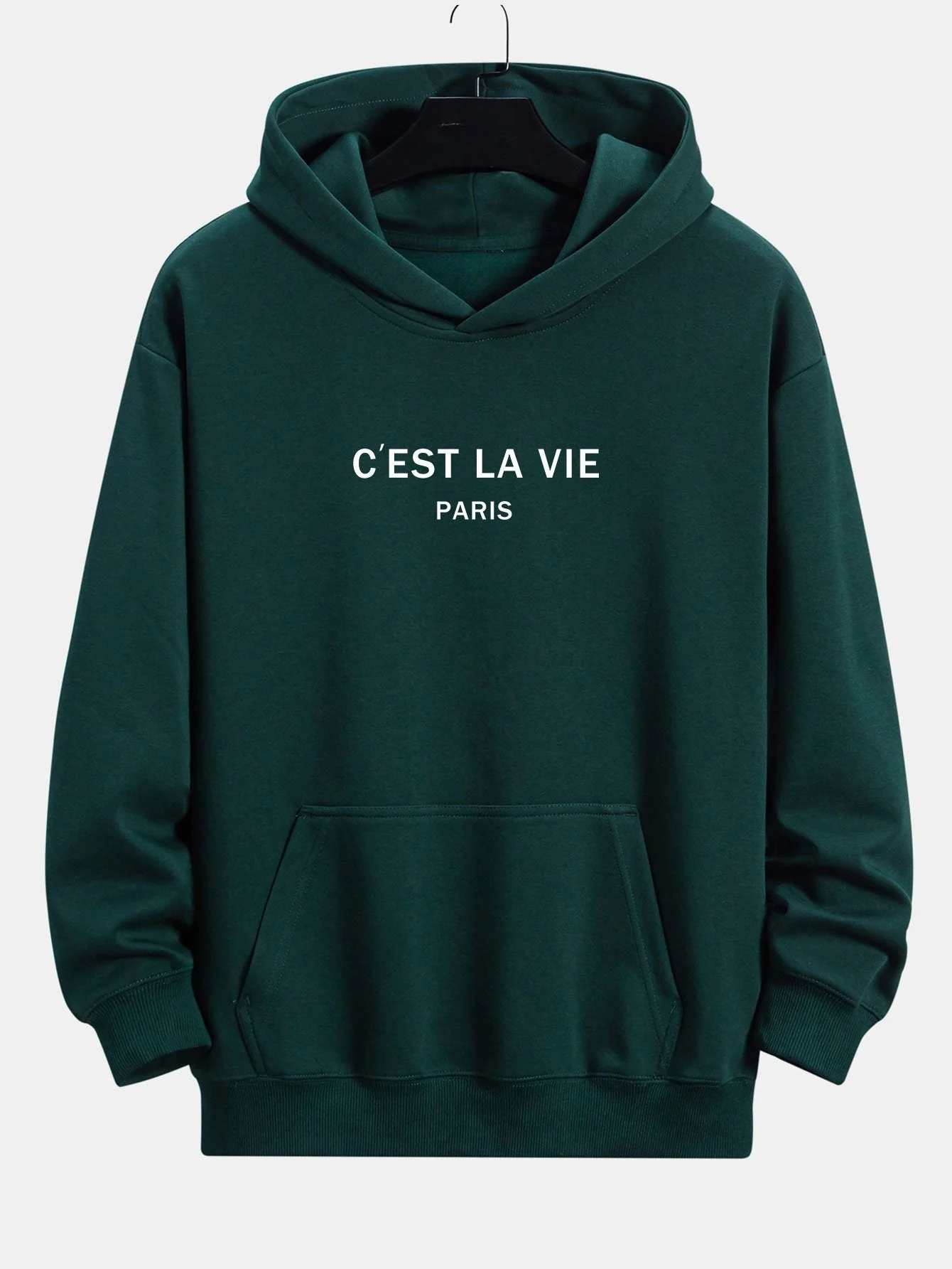 Sebasti��n | Paris Print Relax Fit Hoodie - Image 8