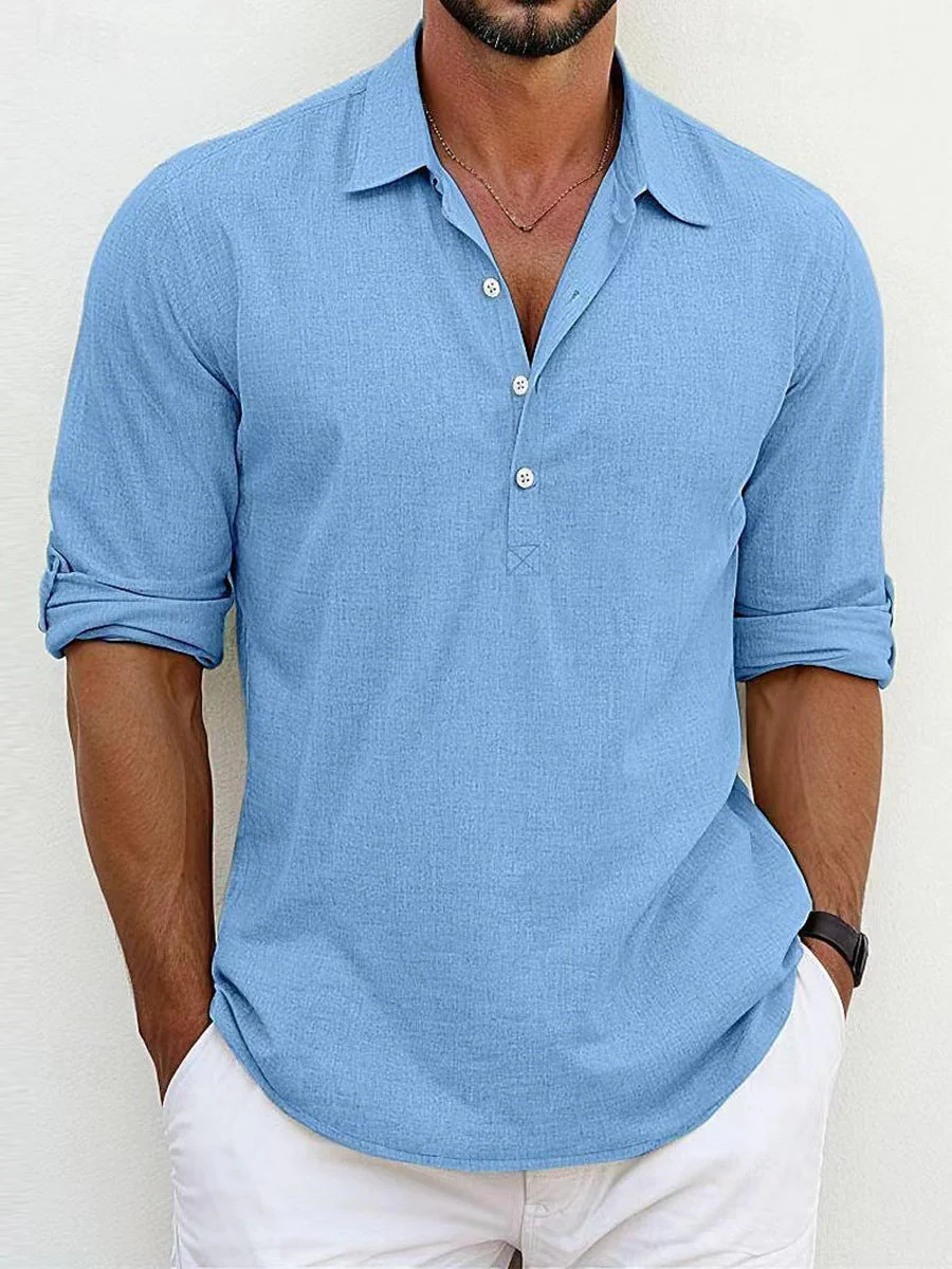Sebastián® | Casual Linen Shirt - Image 2