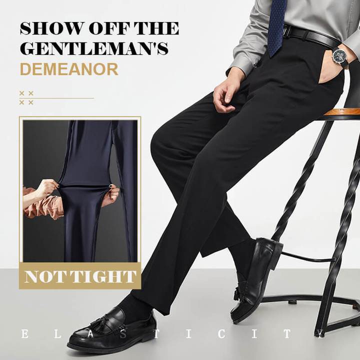 Sebastián® | High Stretch Classic Men'S Trousers