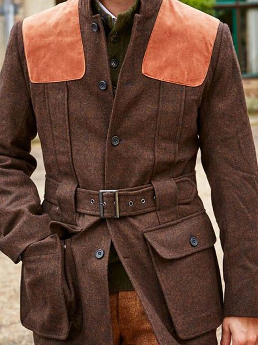 Sede Wool Patchwork Doble Pocket Lace-p Casal Jacket D - Image 2