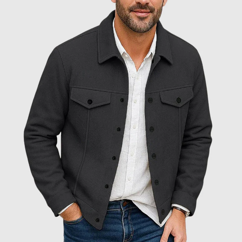 Sergi® | Davide Costa Faux Suede Jacket - Image 2