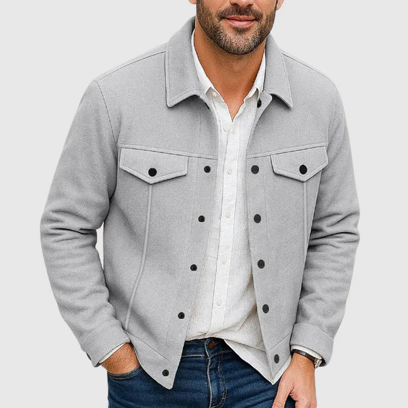 Sergi® | Davide Costa Faux Suede Jacket - Image 4