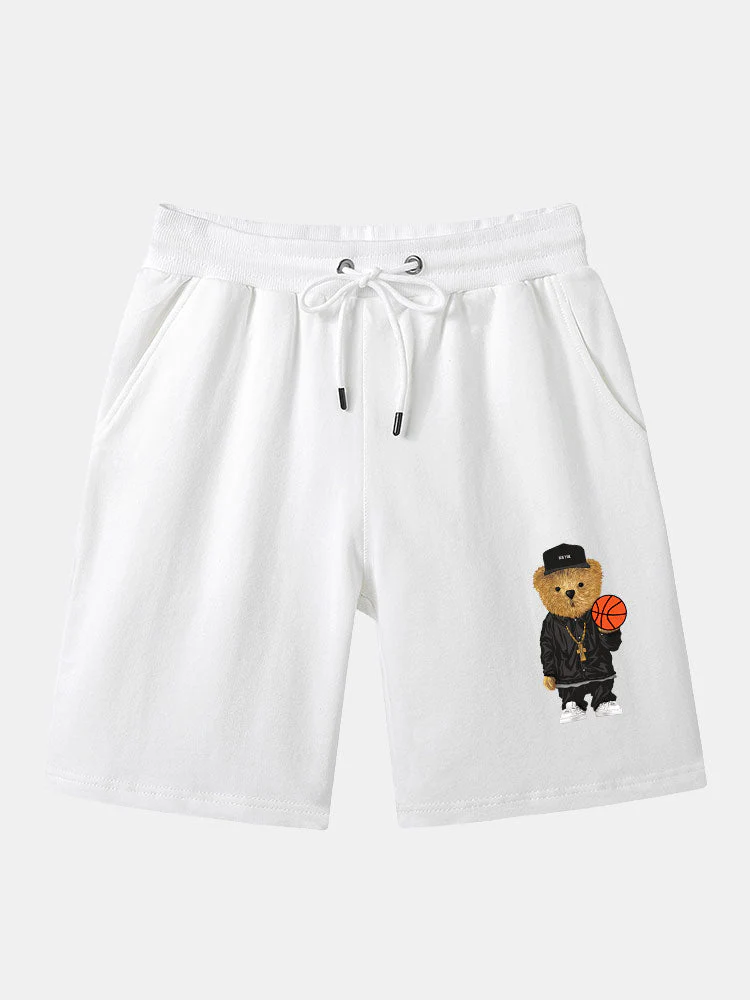 Sergio® | Basketball Bear Print T-Shirt & Shorts - Image 13