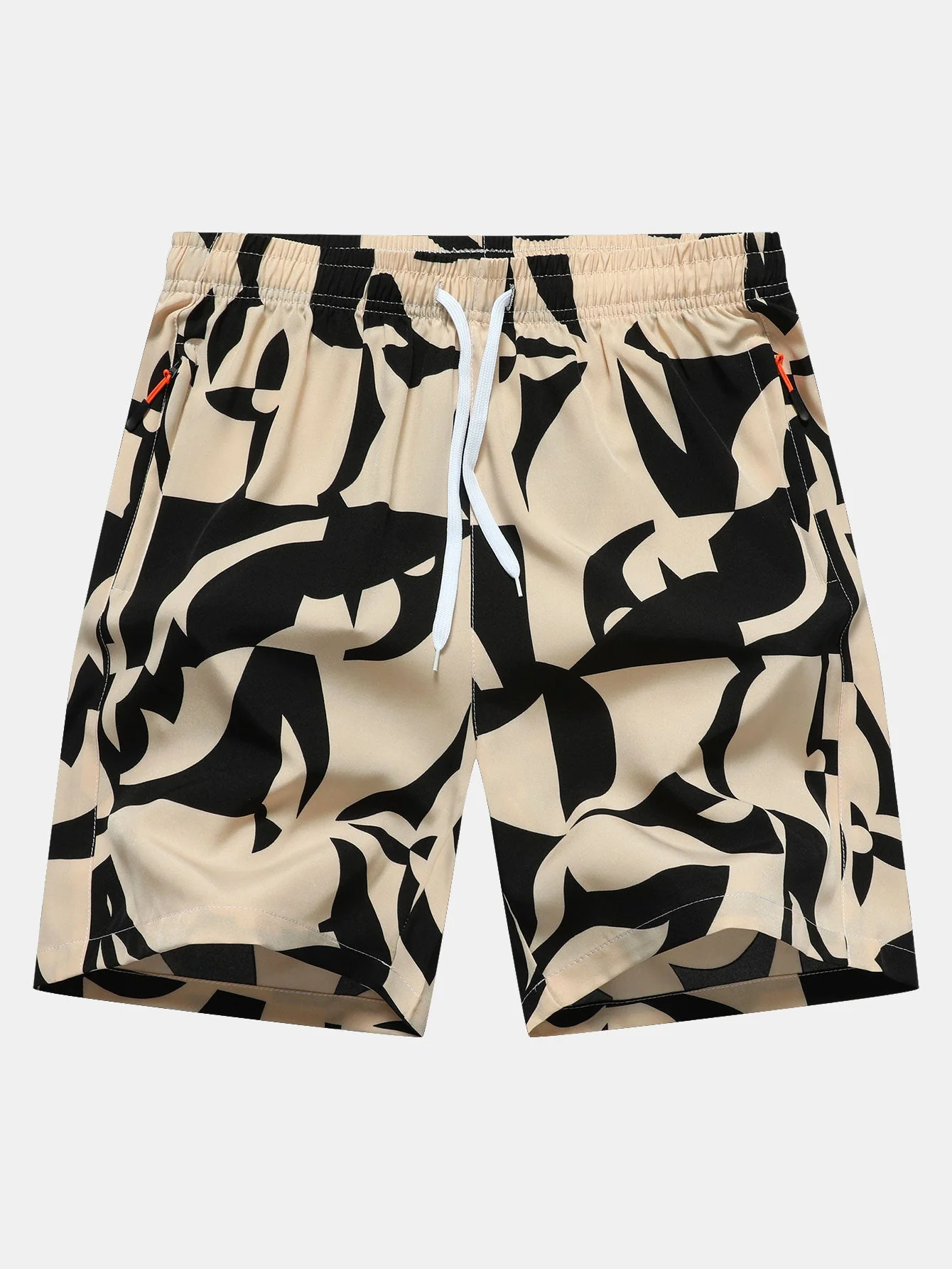 Sergio® | Color Block Print Zipper Pocket Shorts - Image 2