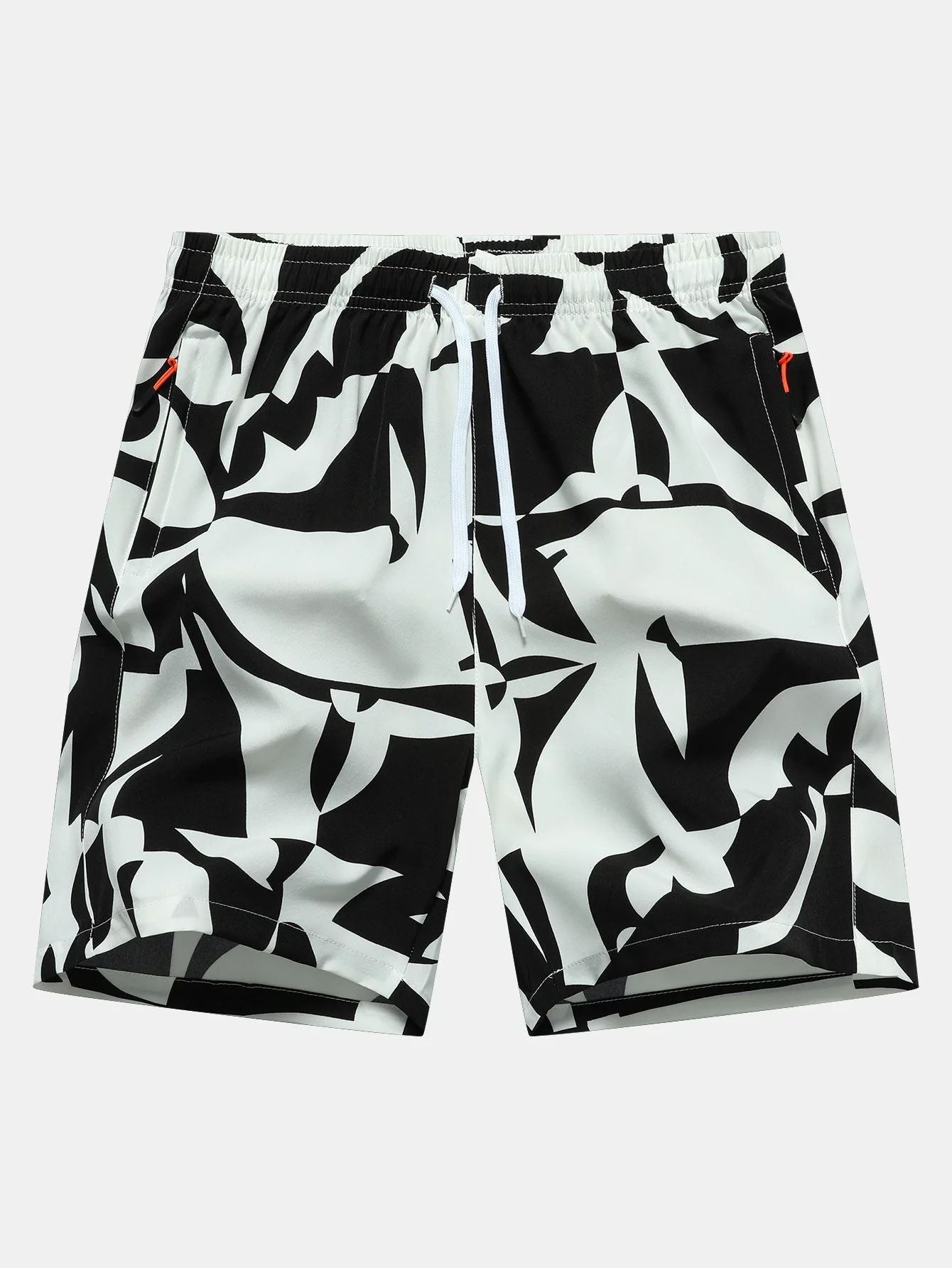Sergio® | Color Block Print Zipper Pocket Shorts - Image 4