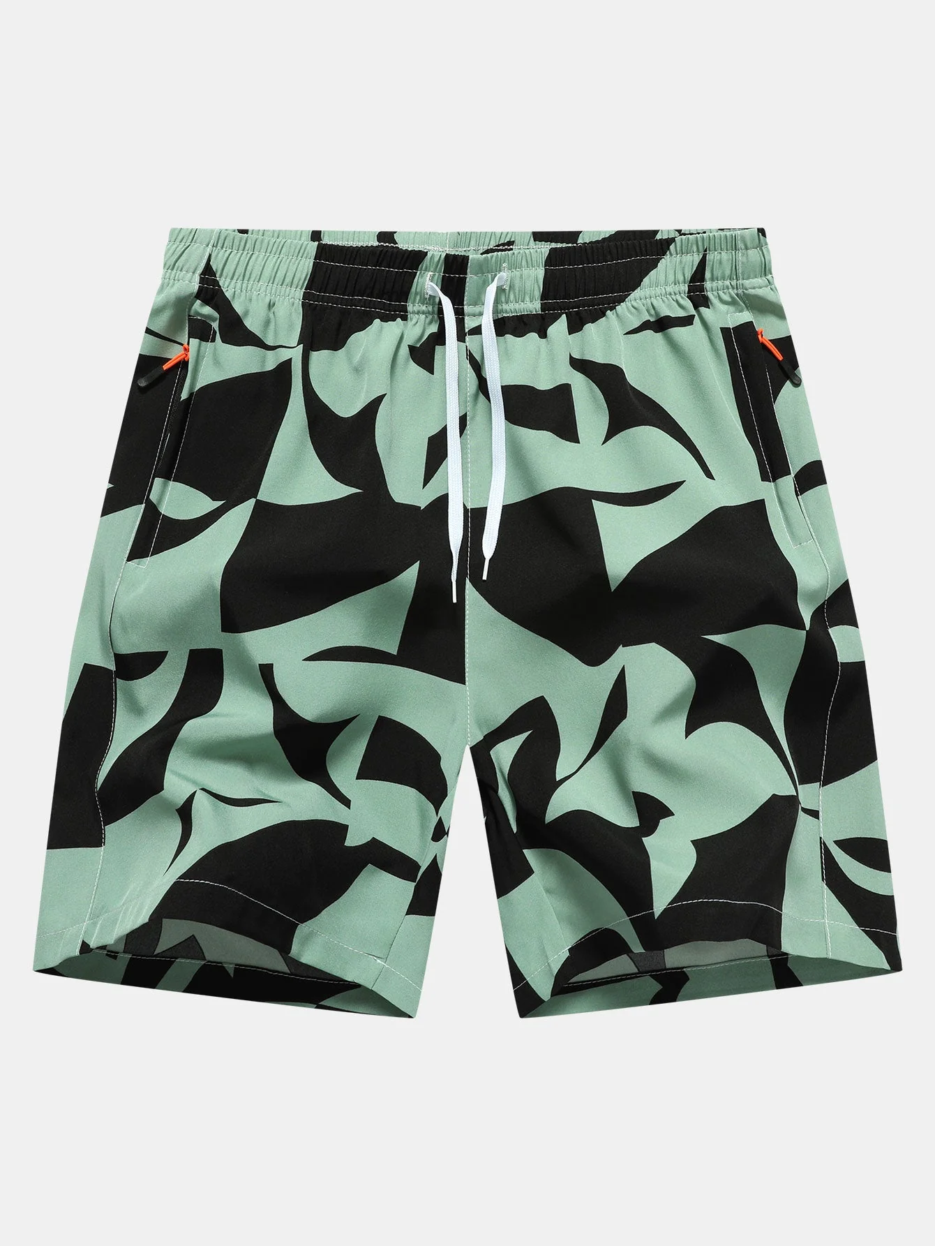 Sergio® | Color Block Print Zipper Pocket Shorts - Image 5