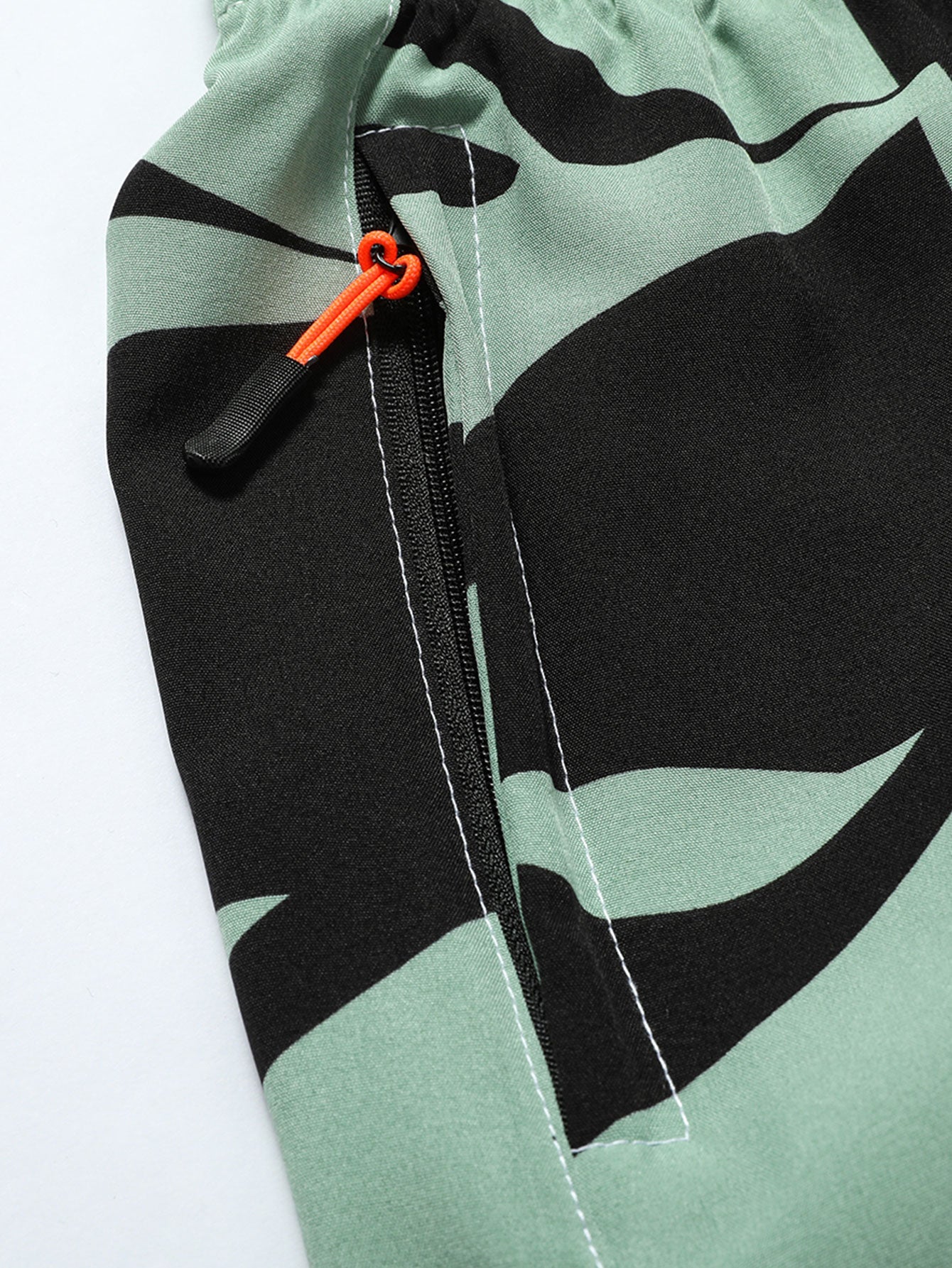 Sergio® | Color Block Print Zipper Pocket Shorts - Image 8