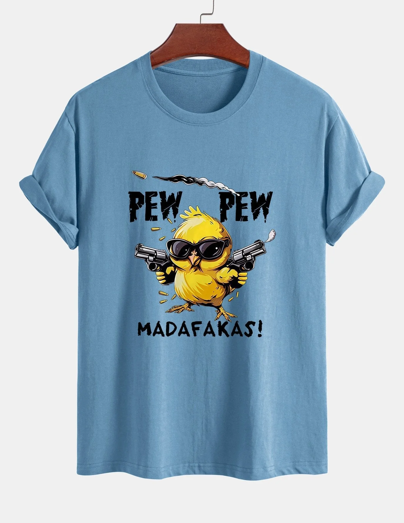 Servando® | Chicken Print Drop Shoulder Oversize T-Shirt - Image 11