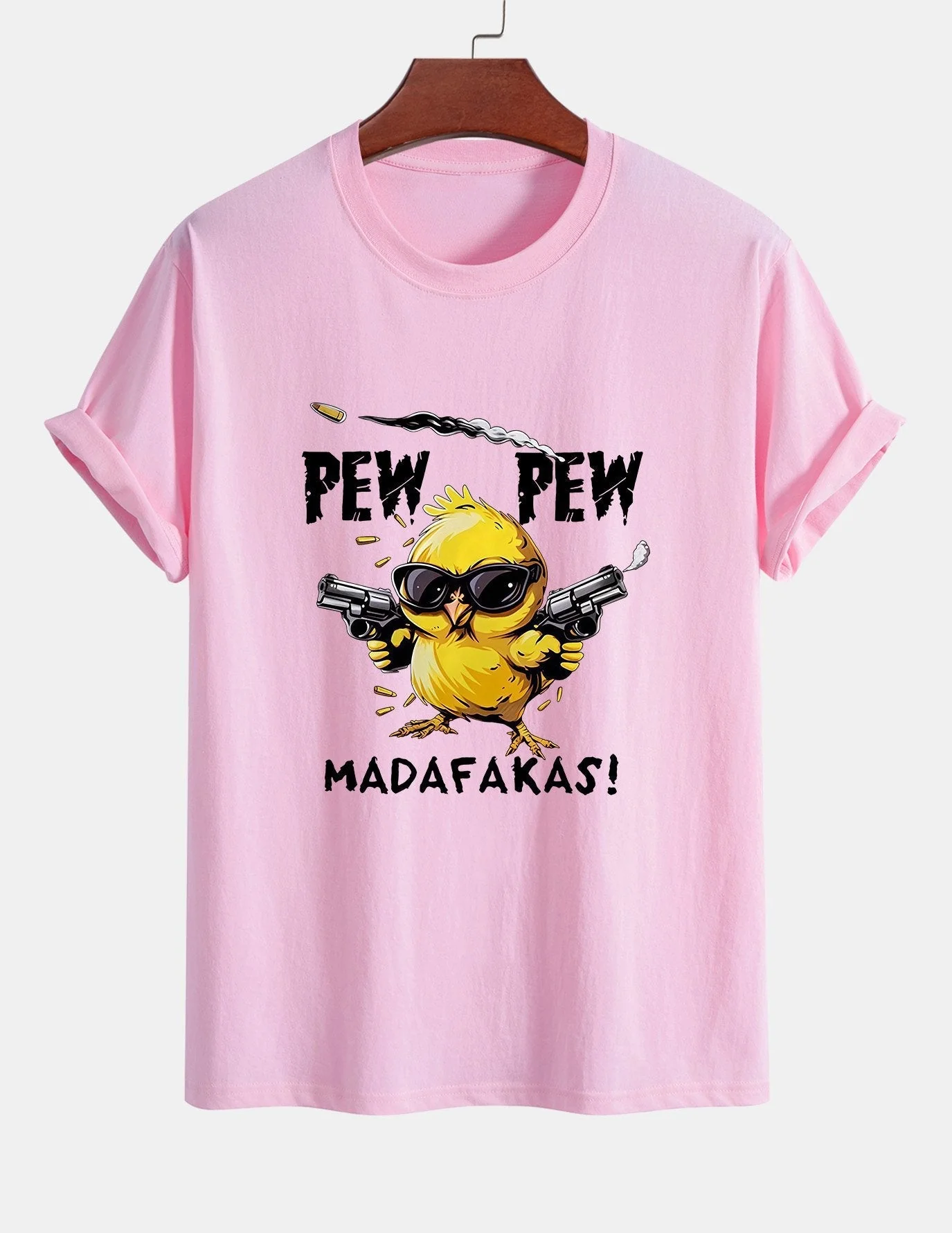 Servando® | Chicken Print Drop Shoulder Oversize T-Shirt - Image 12
