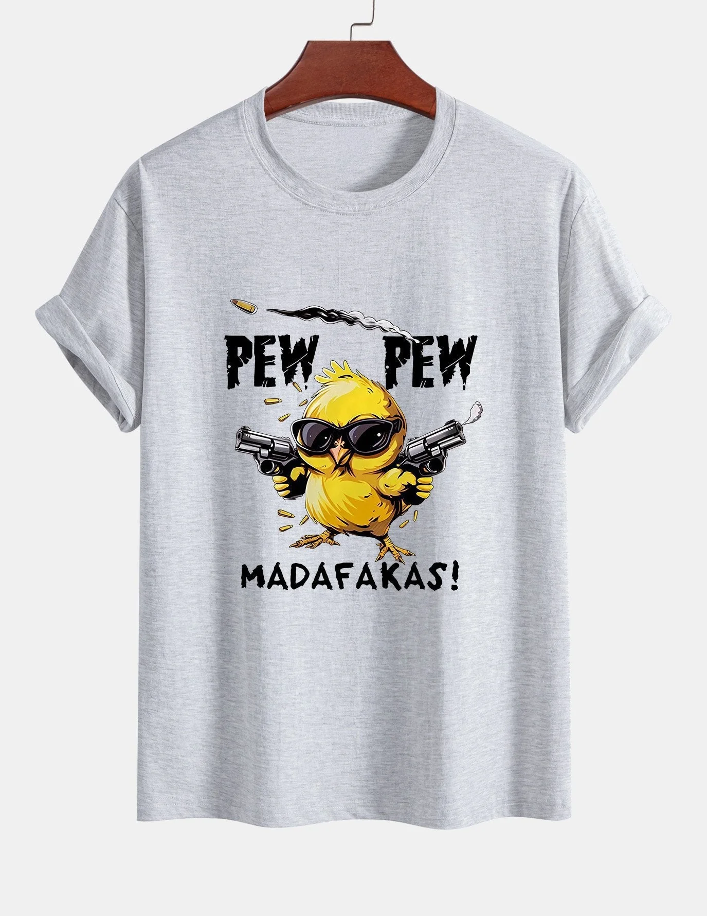 Servando® | Chicken Print Drop Shoulder Oversize T-Shirt - Image 13