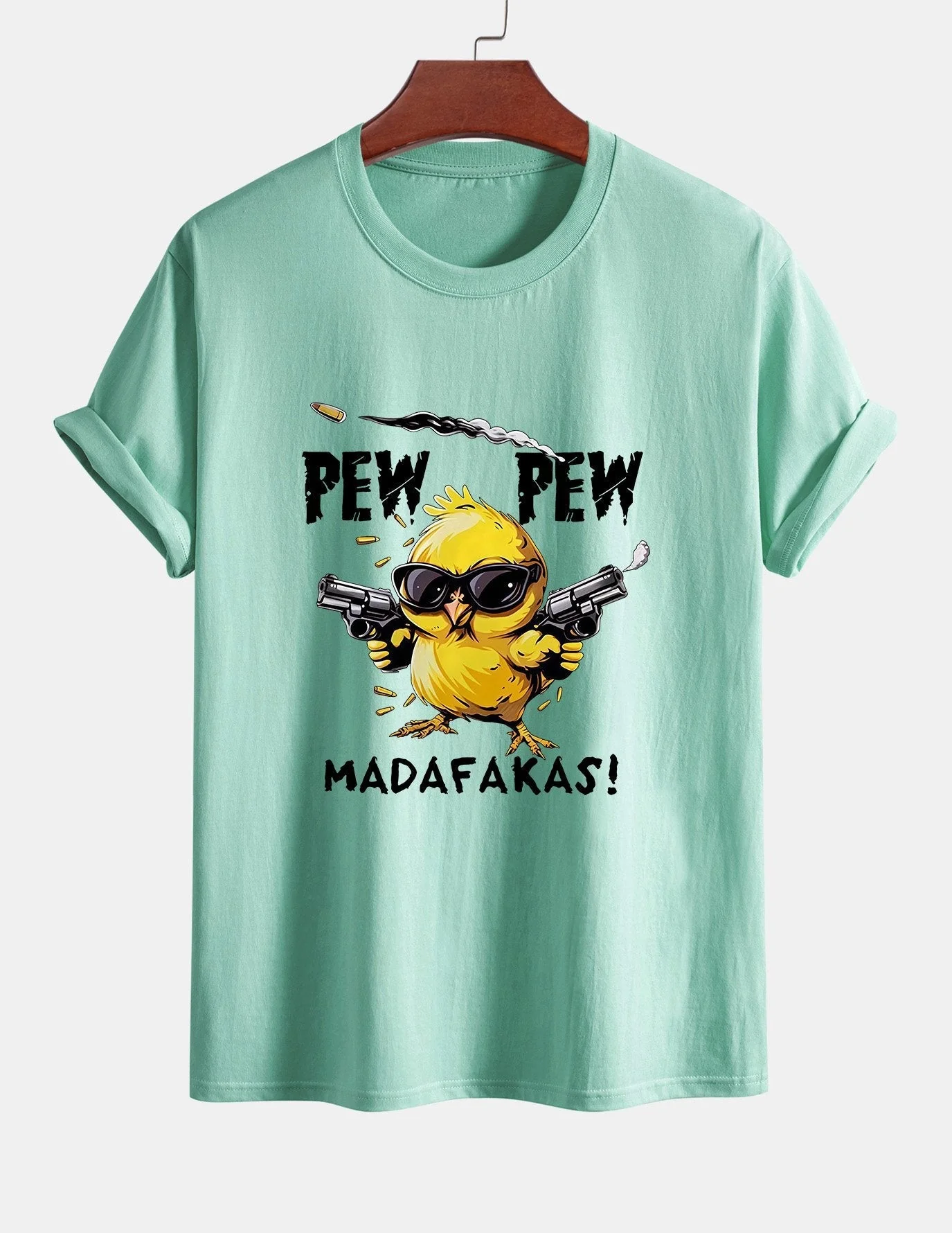 Servando® | Chicken Print Drop Shoulder Oversize T-Shirt - Image 14