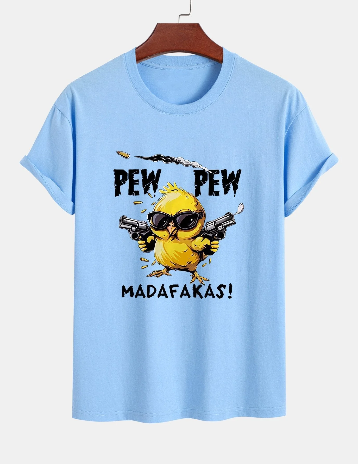 Servando® | Chicken Print Drop Shoulder Oversize T-Shirt - Image 15