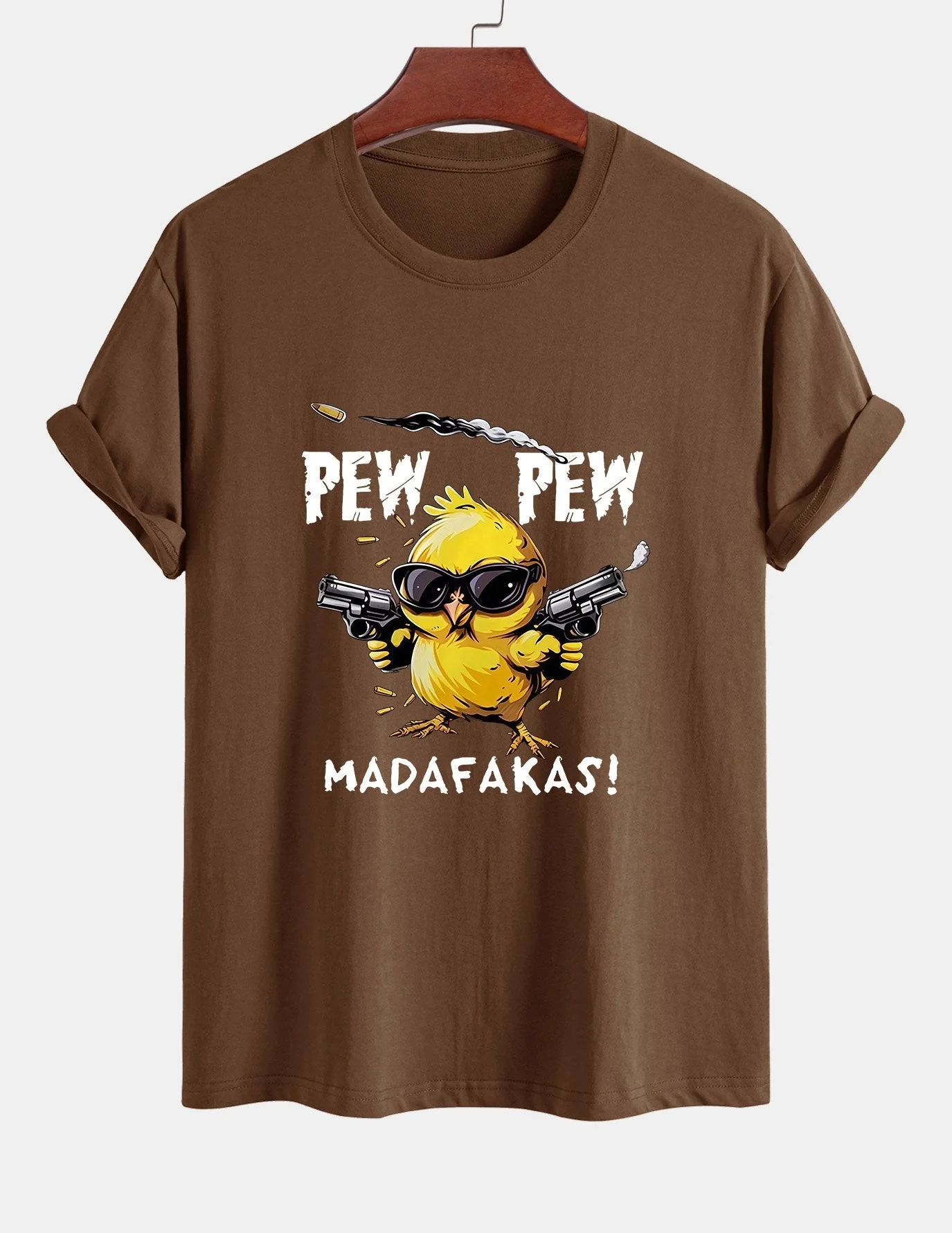 Servando® | Chicken Print Drop Shoulder Oversize T-Shirt - Image 4