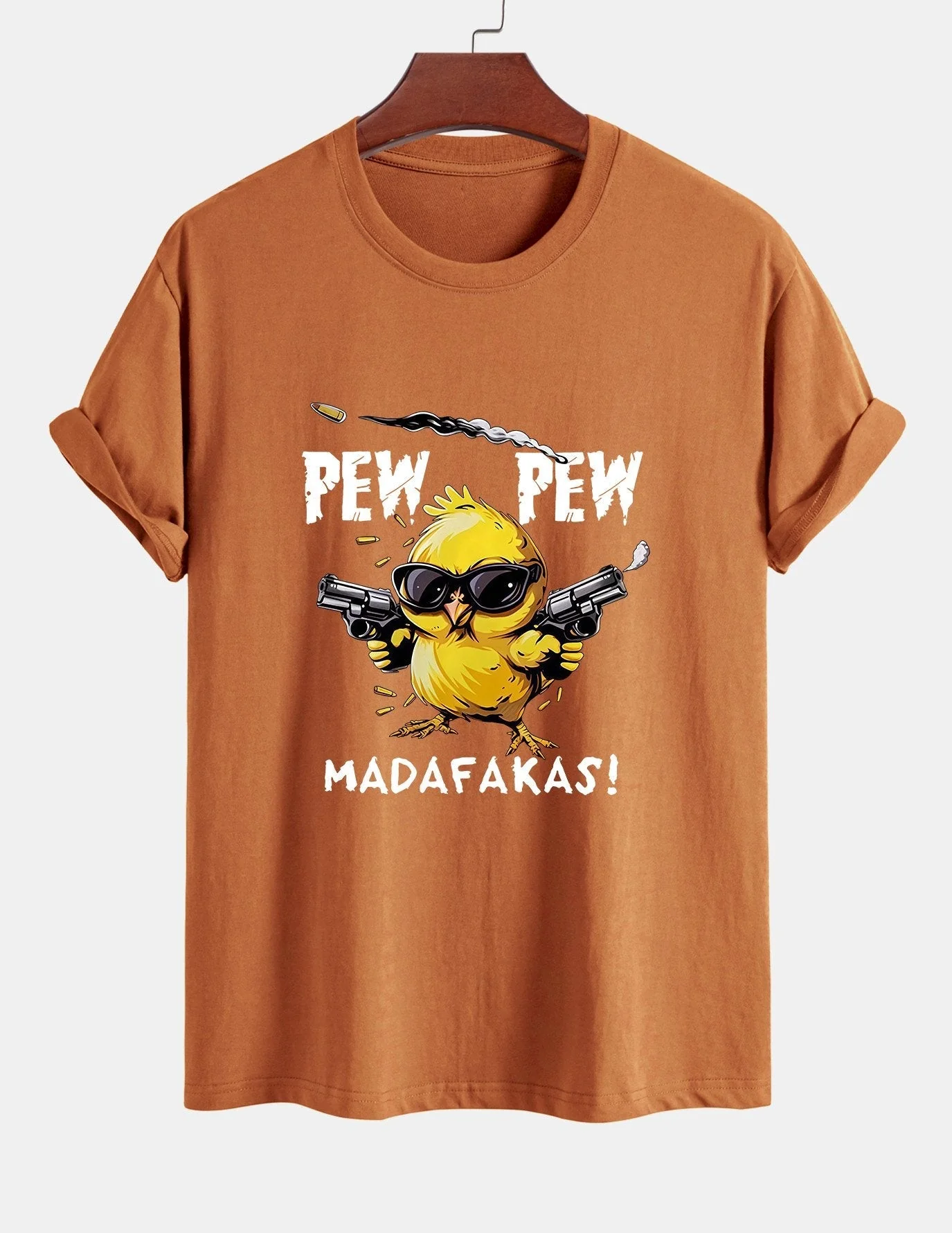 Servando® | Chicken Print Drop Shoulder Oversize T-Shirt - Image 6