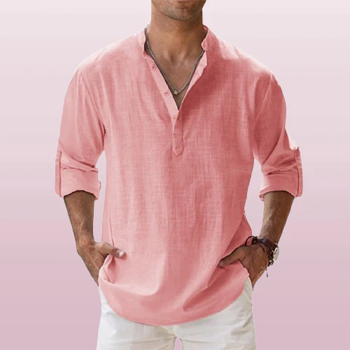 Seth® | Linen Shirt With Long Sleeves - Image 7