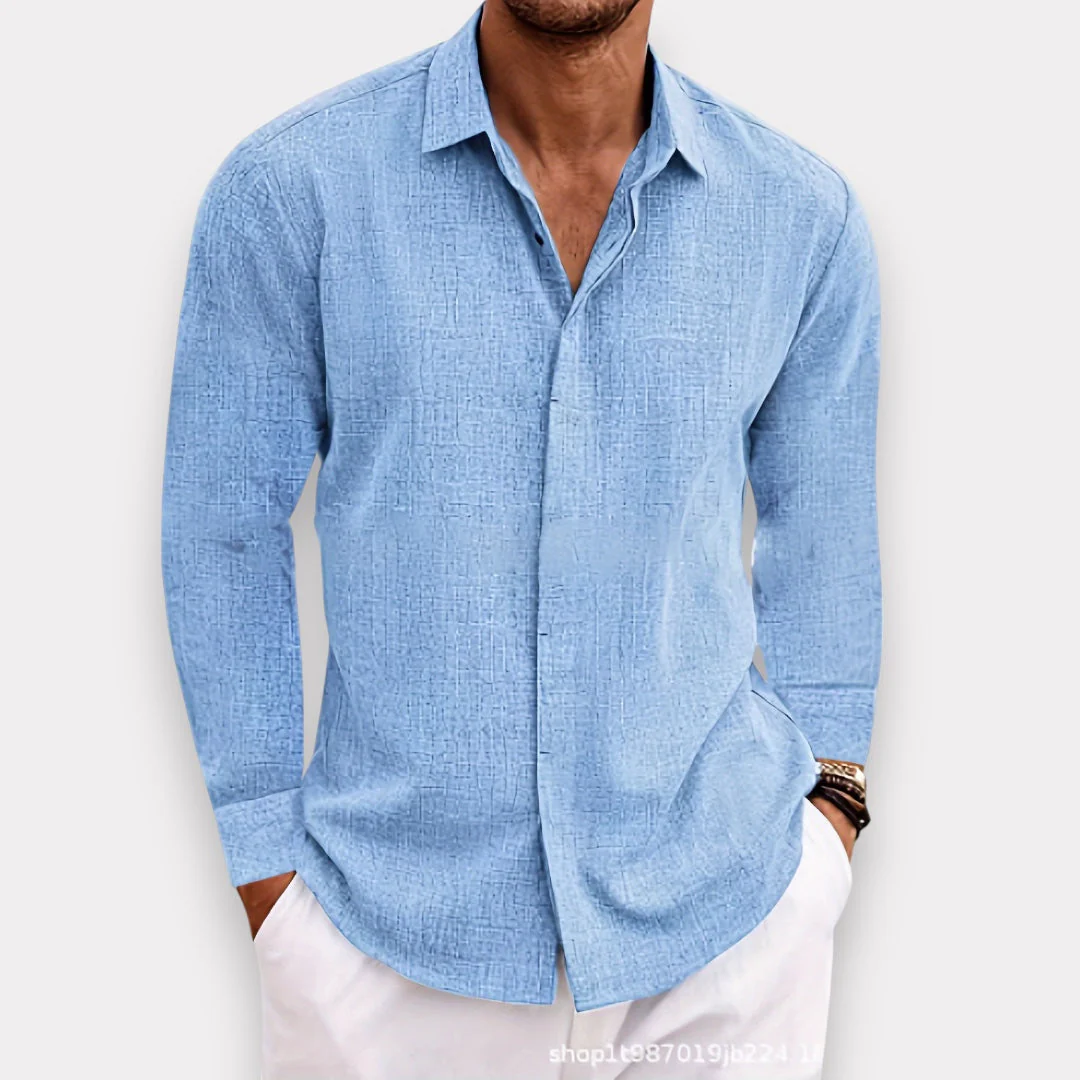 Severian | Cielo Linen Shirt - Image 3