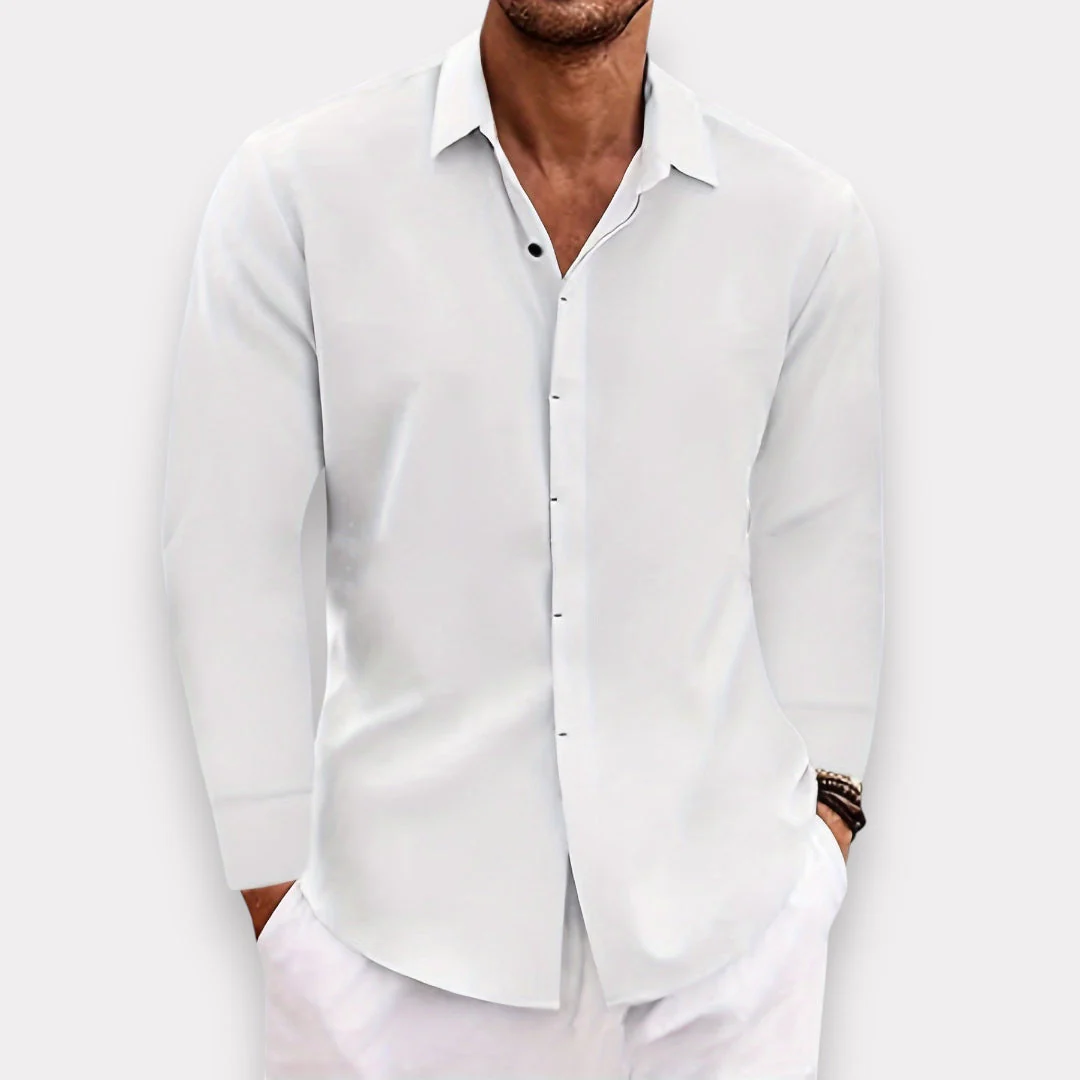 Severian | Cielo Linen Shirt - Image 5