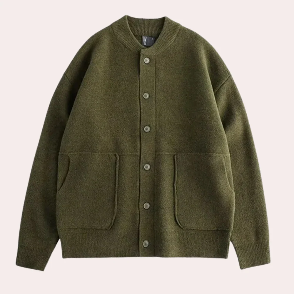 Severiano® | Minimalist button cardigan for men - Image 2