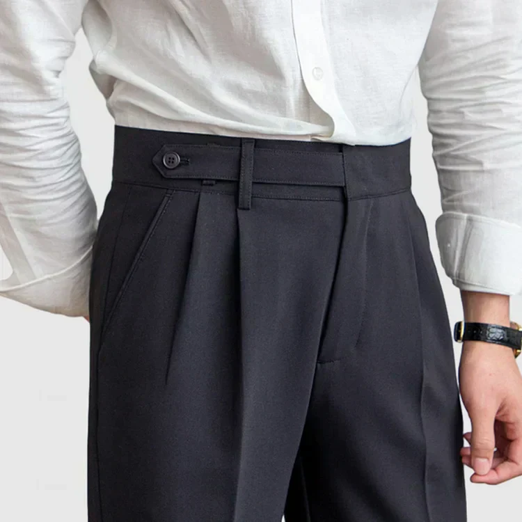 Severiano® | Straight Suit Trousers With High Waist - Image 2