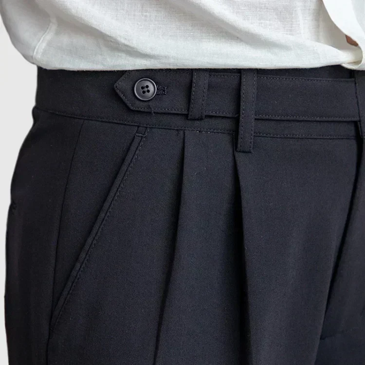 Severiano® | Straight Suit Trousers With High Waist - Image 3