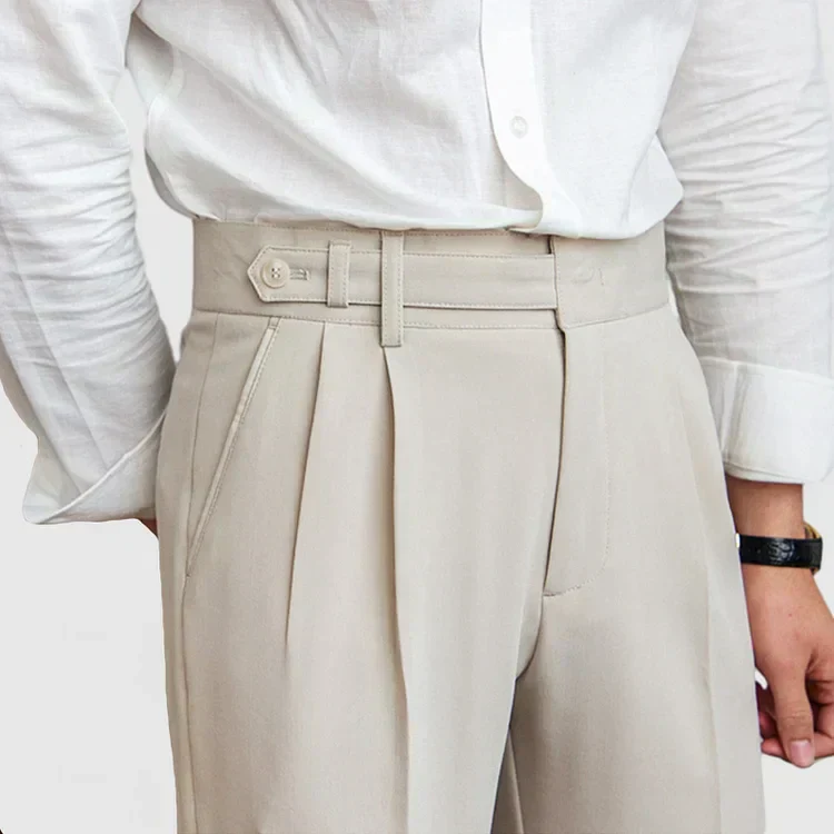 Severiano® | Straight Suit Trousers With High Waist - Image 4