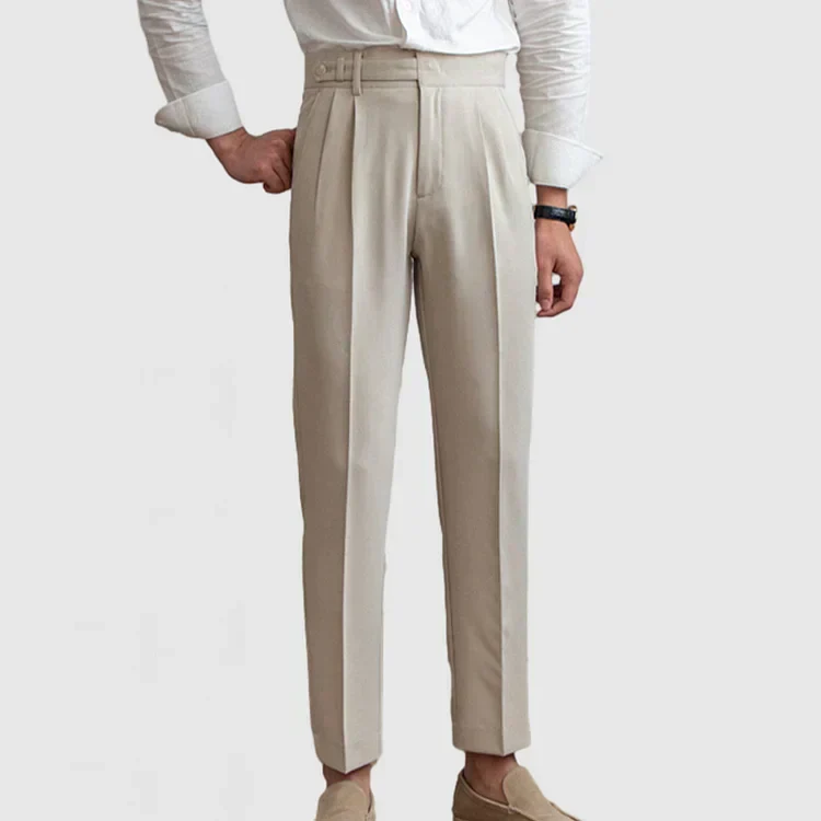 Severiano® | Straight Suit Trousers With High Waist - Image 6