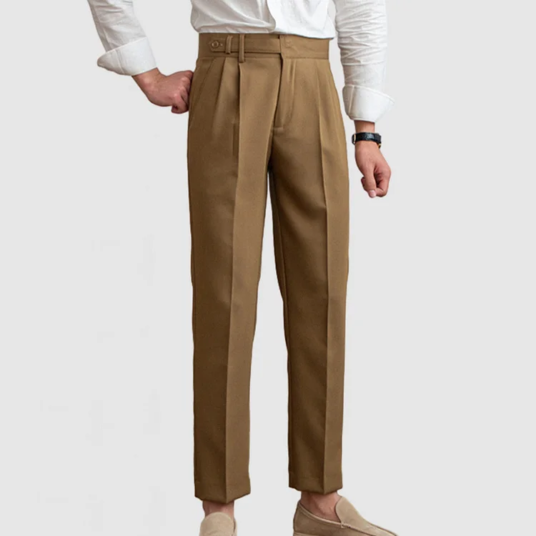 Severiano® | Straight Suit Trousers With High Waist - Image 8