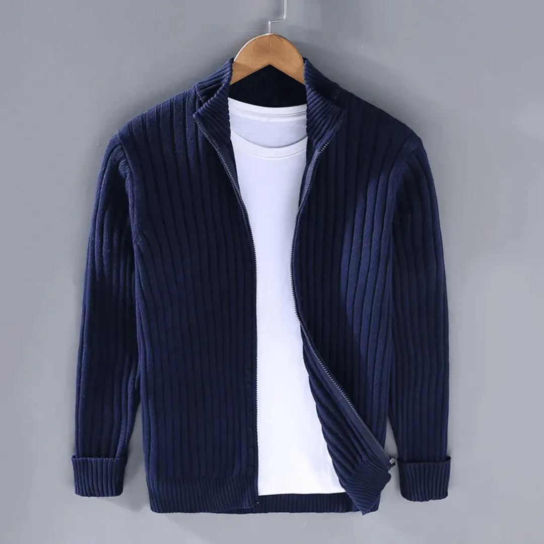 Severiano | Zip Casual Cardigan - Image 3
