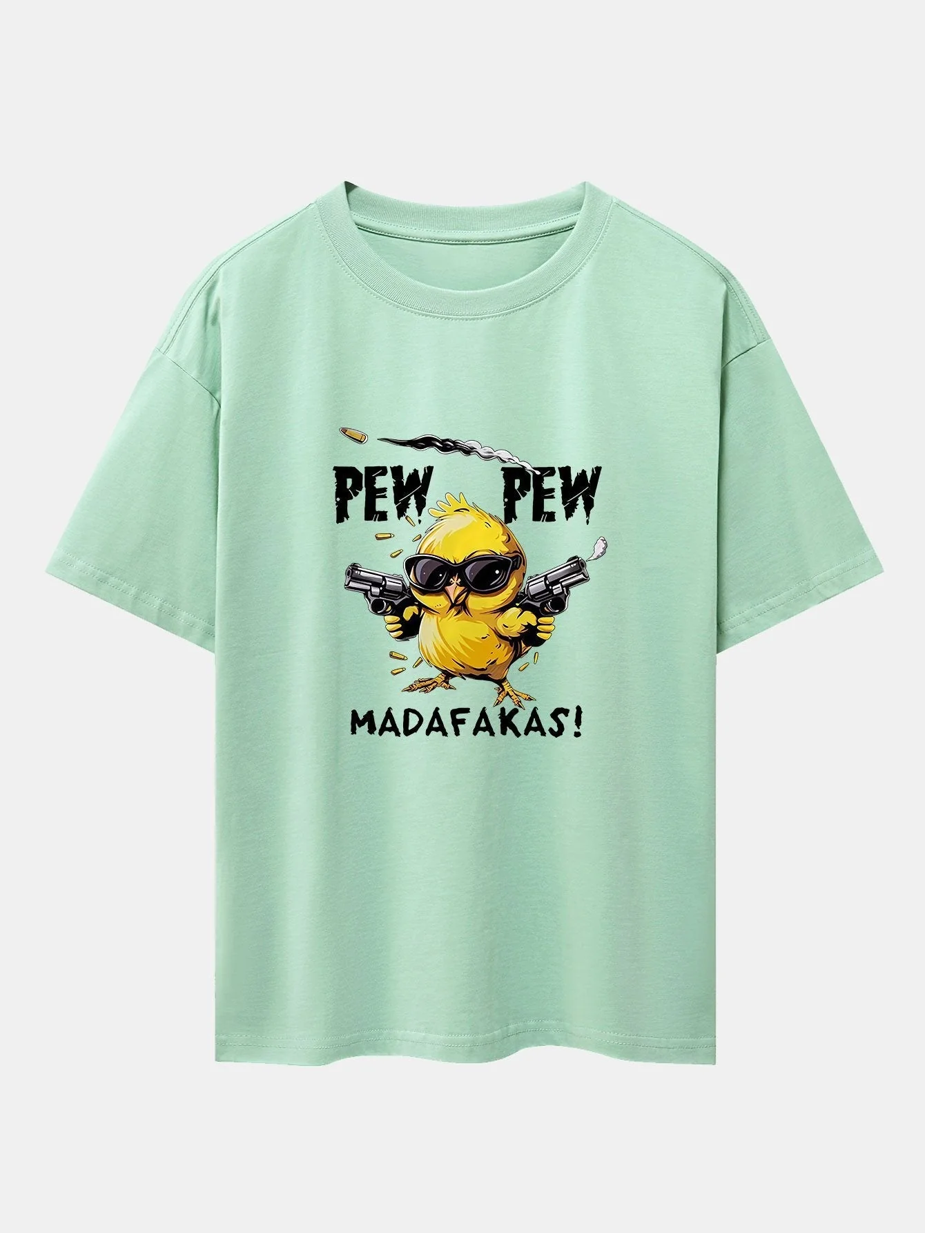 Severino® | Chicken Print Drop Shoulder Oversize T-Shirt - Image 12