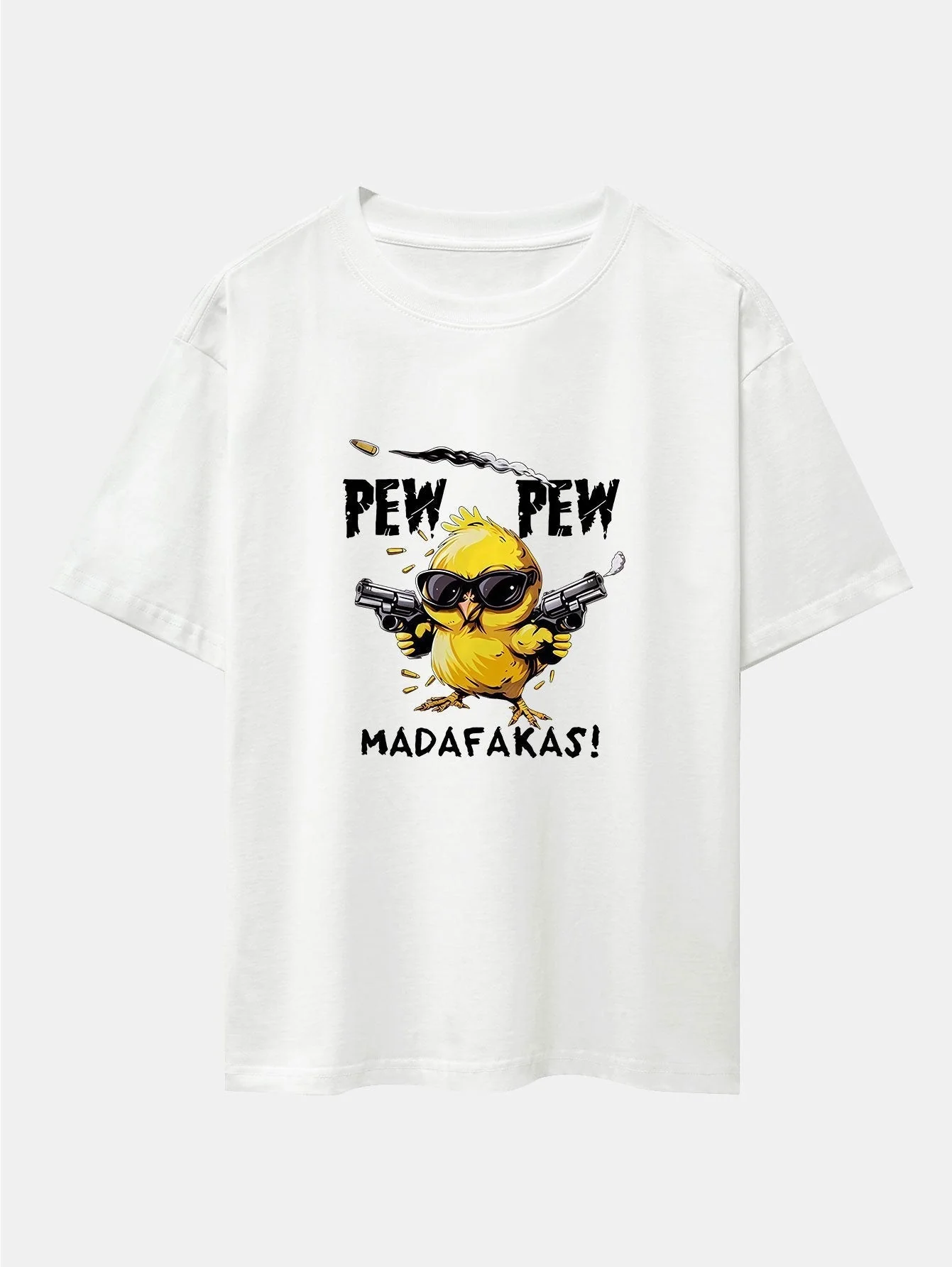 Severino® | Chicken Print Drop Shoulder Oversize T-Shirt - Image 3