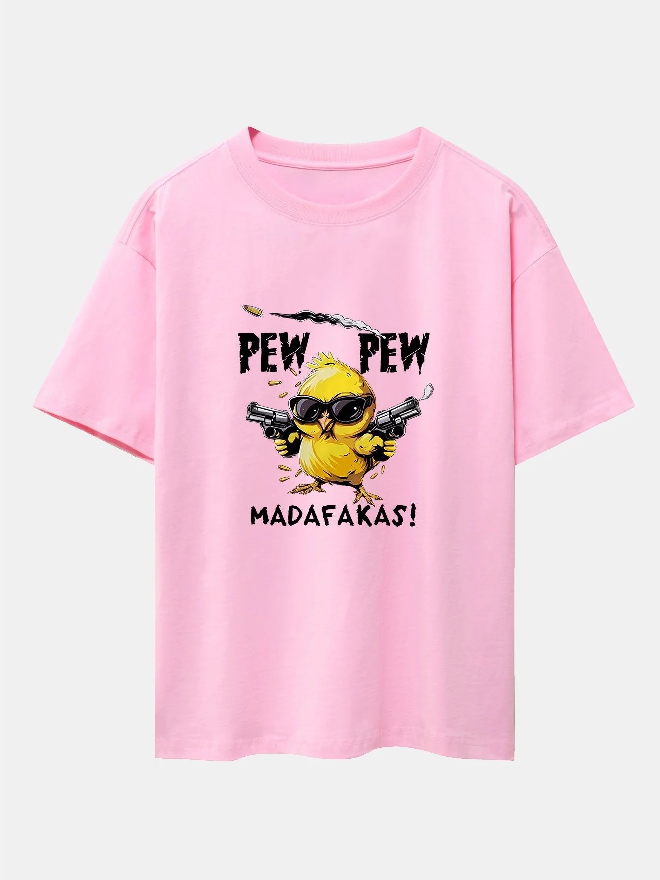 Severino® | Chicken Print Drop Shoulder Oversize T-Shirt - Image 4