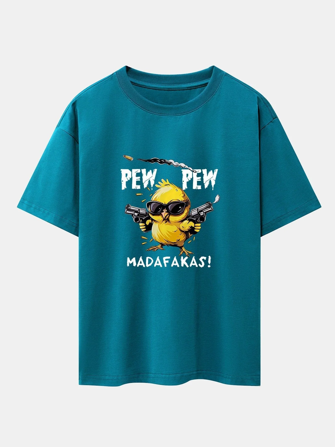 Severino® | Chicken Print Drop Shoulder Oversize T-Shirt - Image 5