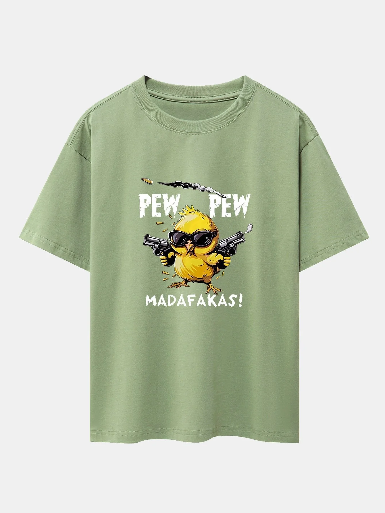 Severino® | Chicken Print Drop Shoulder Oversize T-Shirt - Image 9