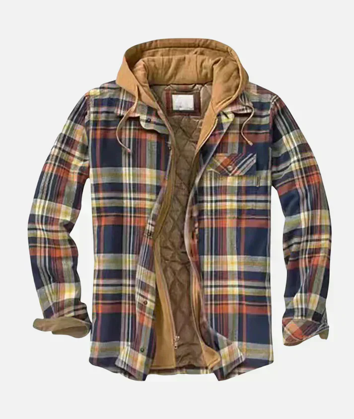 Shane | Plaid patchwork jacket - Image 2