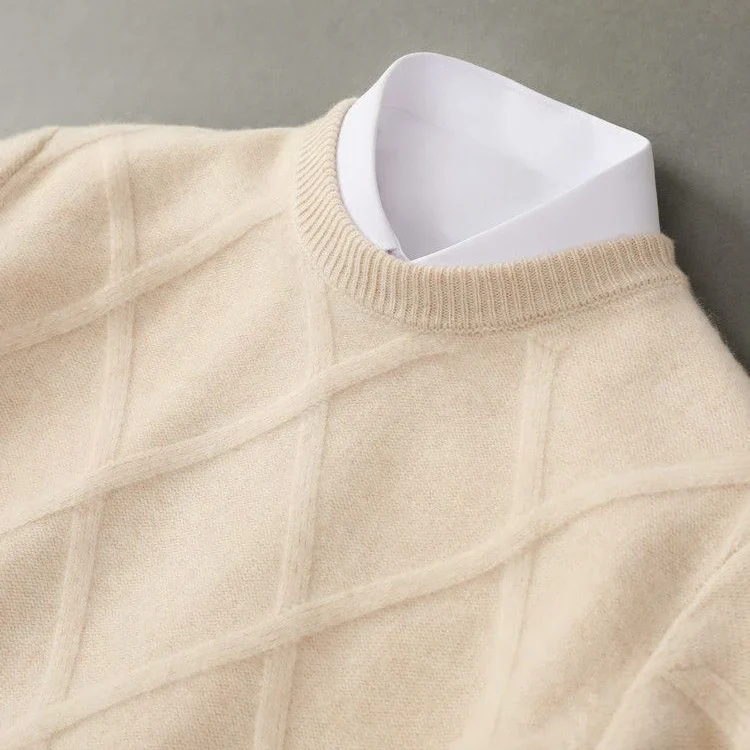 Shawn | Argyle Cashmere Sweater - Image 4
