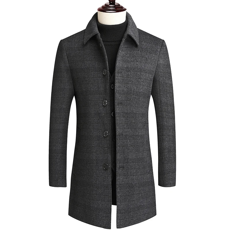 Silas® | MEEK WOOL OVERCOAT - Image 3