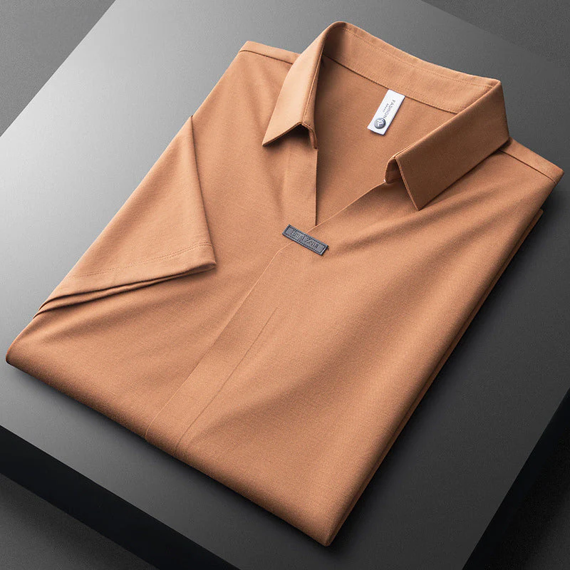 Silas | Elegant Men's Polo Shirt - Image 3