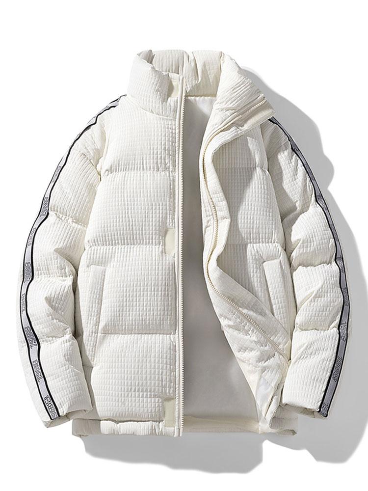 Silas | Waffle Zip Up Puffer Coat - Image 2