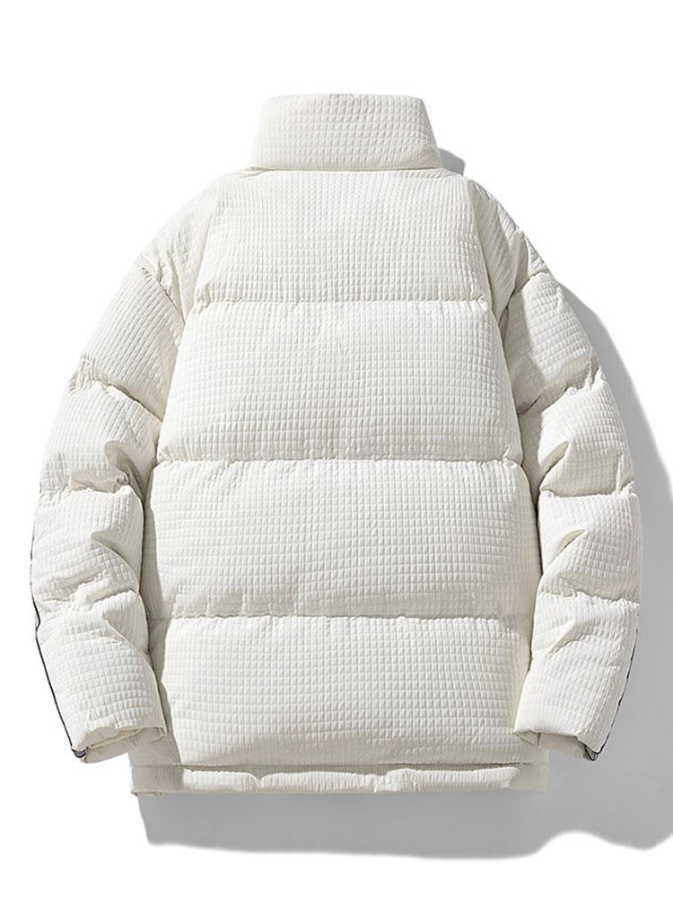 Silas | Waffle Zip Up Puffer Coat - Image 9