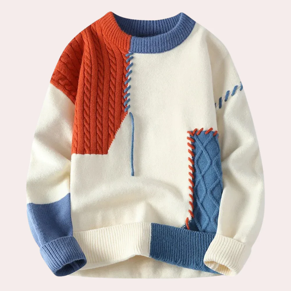 Silvano® | Fashionable knitted sweater for men - Image 2