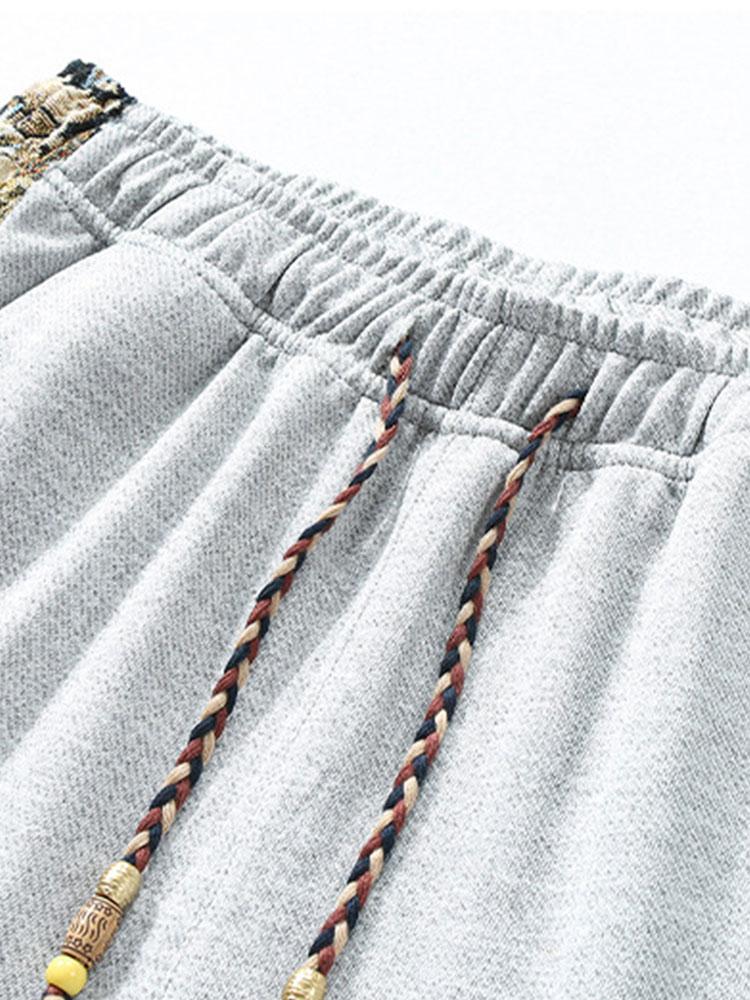 Silvestre® | Bear Print Patchwork Straight Leg Pants - Image 13