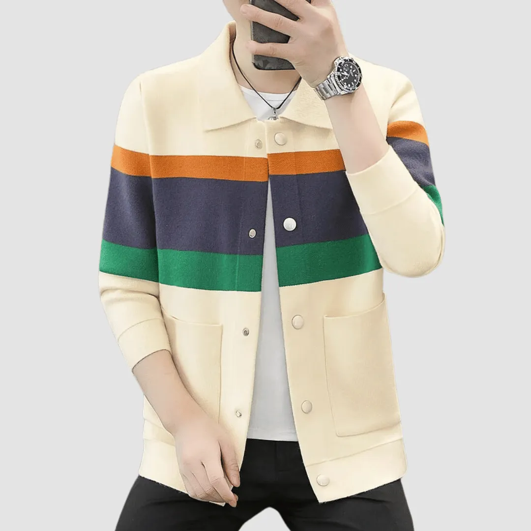 Silvestre | Marco Patterned Knit Cardigan - Image 4