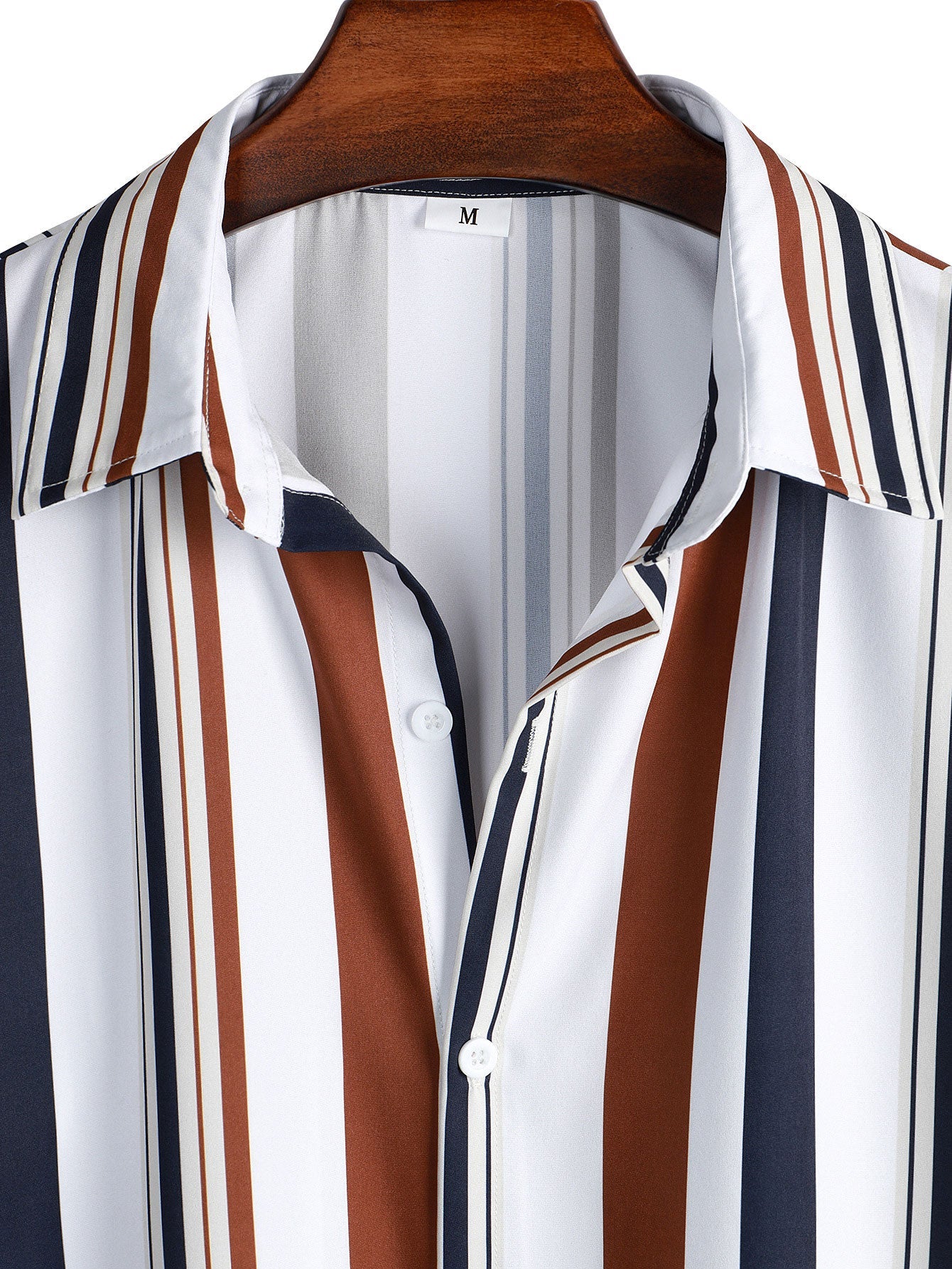 Simón® | Colored Striped Print Shirt - Image 5