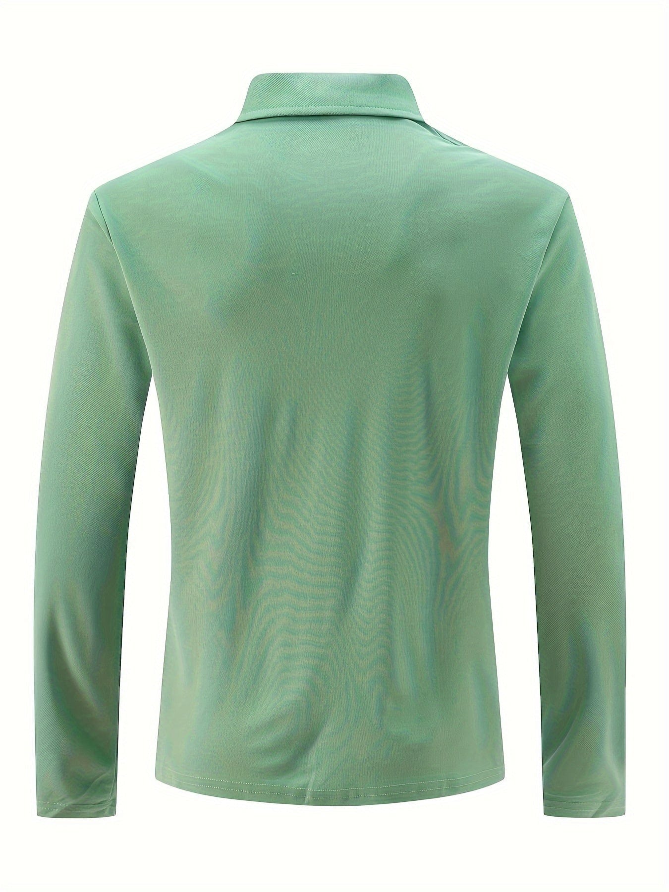 Simon® | Men's polo shirt with long sleeves - Image 9