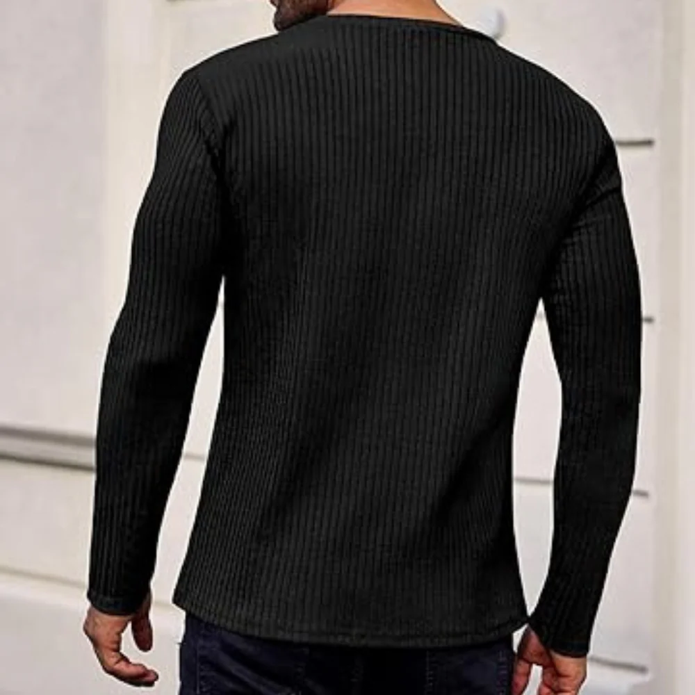 Simón® | Rib-knit sweater for men - Image 2