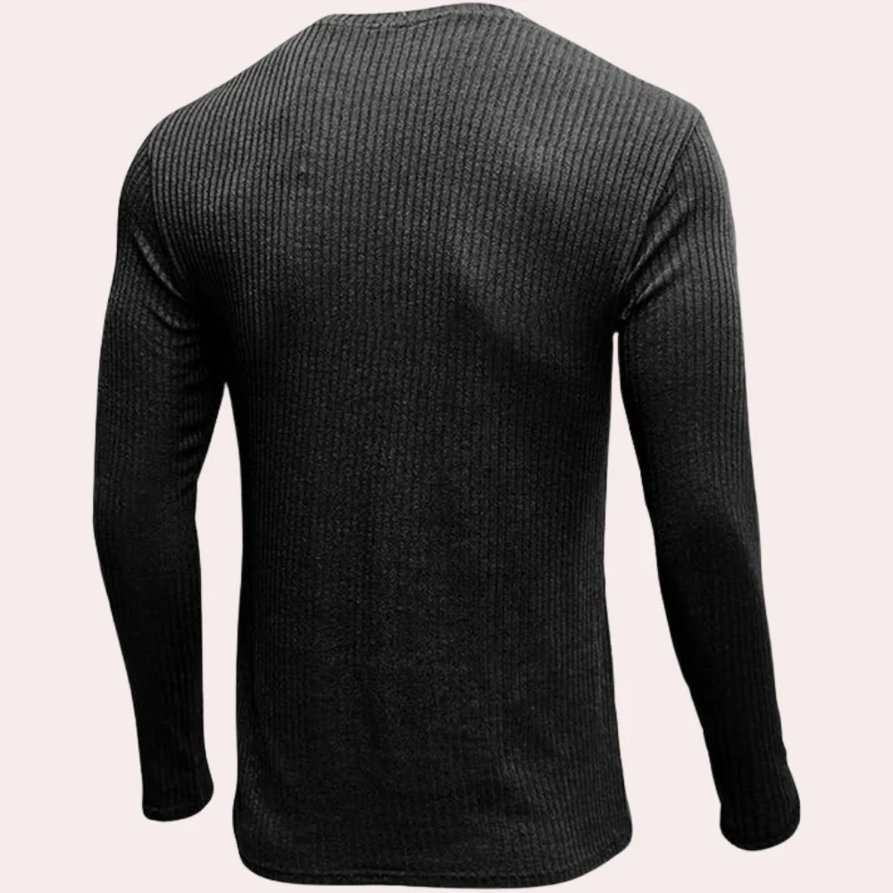 Simón® | Rib-knit sweater for men - Image 3