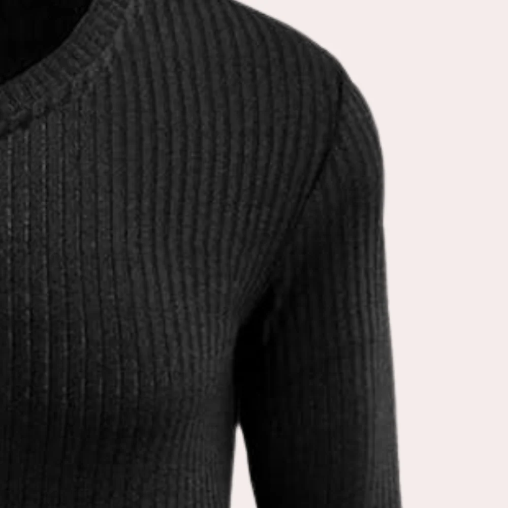 Simón® | Rib-knit sweater for men - Image 4